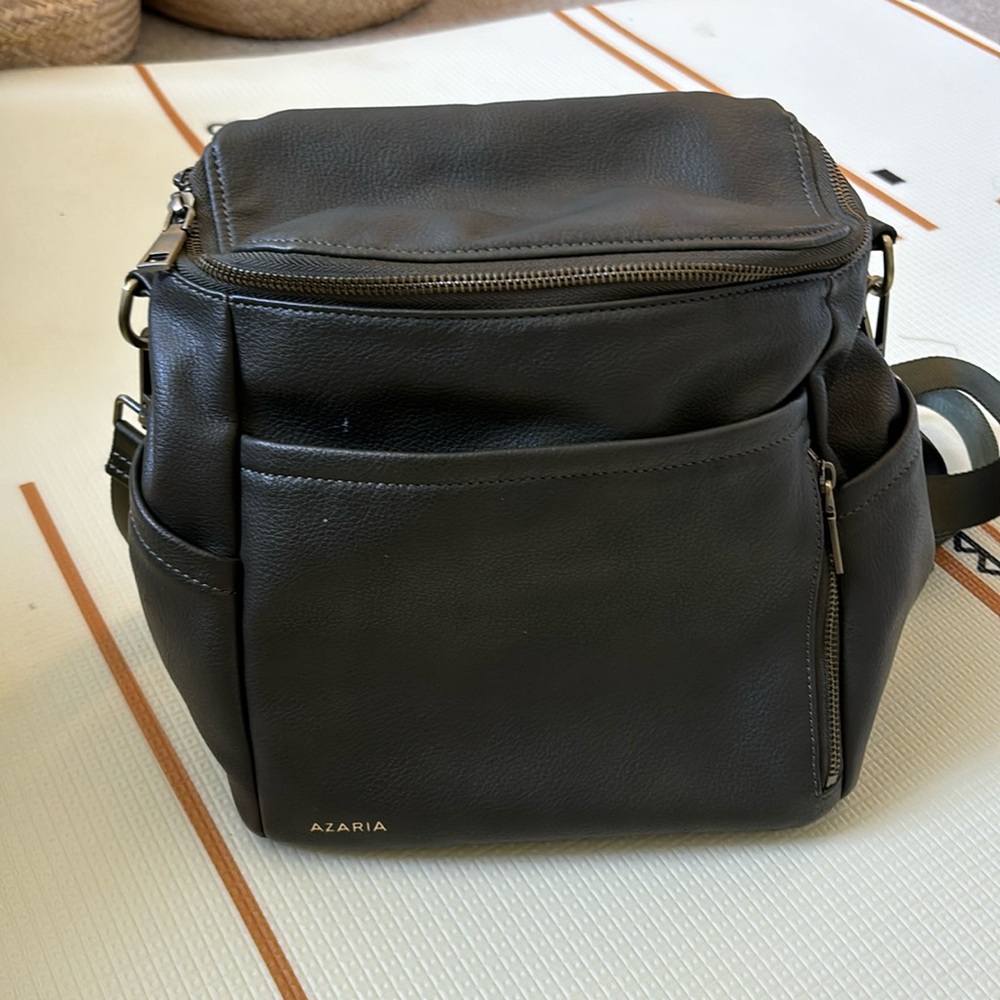 Functional Green Baby Bag with Spacious Design